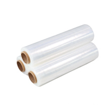 Free sample Pallet wrapping film stretch transparent plastic polythene roll